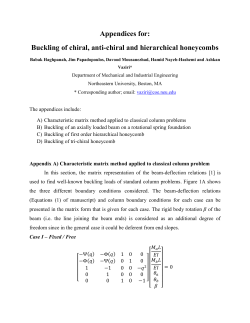 Appendix B) Buckling of an axially loaded beam on a rotational