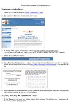 How to use the online chat