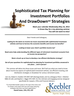 Looking to lower your client`s portfolio income tax?