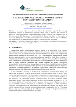 A large strain multiscale approach using C1 continuity finite element