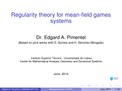 Regularity theory for mean