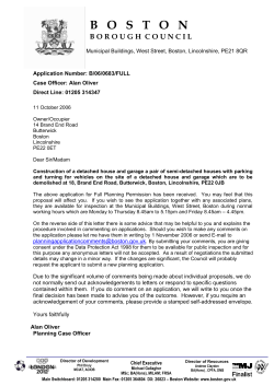 nEIGH LETTER - Boston Borough Council