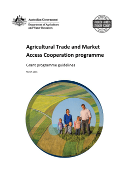 Agricultural Trade and Market Access Cooperation programme
