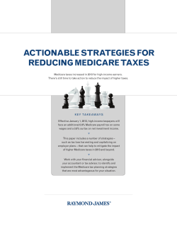 Actionable Strategies for Reducing Medicare Taxes