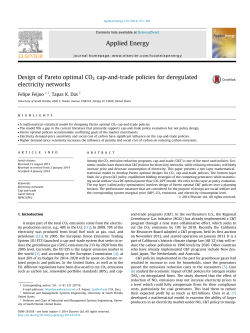 Design of Pareto Optimal CO2 Cap-and