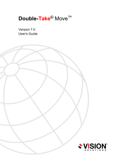 Double-Take Move User`s Guide