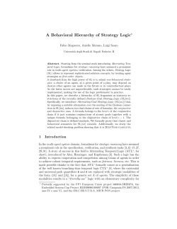 A Behavioral Hierarchy of Strategy Logic