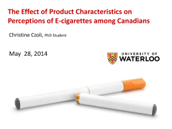 presentation - Canadian Public Health Association