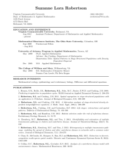 Suzanne Lora Robertson