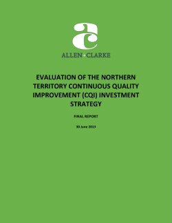 CQI - Department of Health