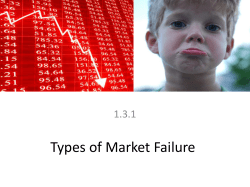 1.3.1 JM Types of Market Failure