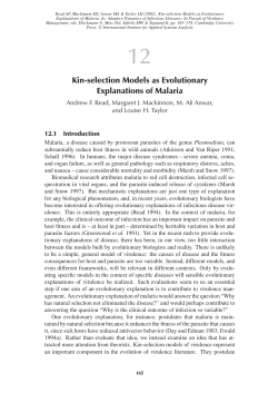 Kin-selection Models as Evolutionary Explanations of