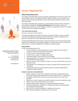 here - College of Physiotherapists of Ontario