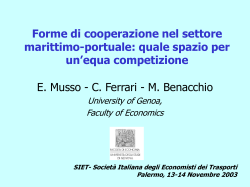 Market structure in container terminal operators and port