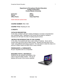 Syllabus - Florida Atlantic University