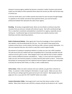 Having an insurance agency website has become