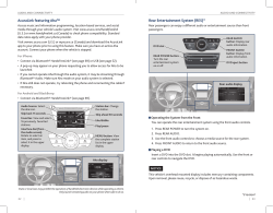 Rear Entertainment System (RES)
