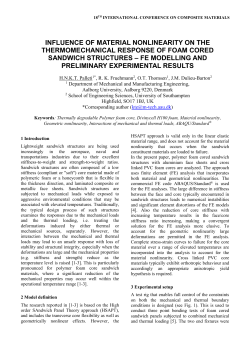 Template For The Preparation Of Papers For On-Line