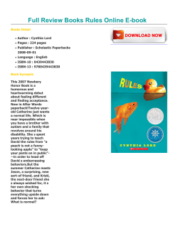 Full Review Books Rules Online E-book