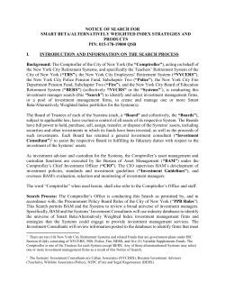 Smart Beta/Alternatively Weighted Index