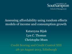 Kalman filtering as a performance monitoring technique for a