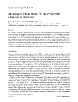 An inclusive fitness model for the evolutionary advantage of sibmating