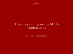 Pr&aelig;sentation Kick-off