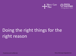 Mercy Maricopa PowerPoint template with photos