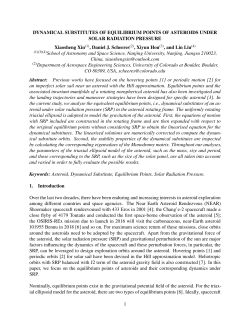 DYNAMICAL SUBSTITUTES OF EQUILIBRIUM POINTS OF