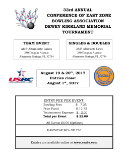 7th ANNUAL - Orlando Regional USBC