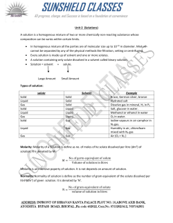 Chemistry 12th unit 2