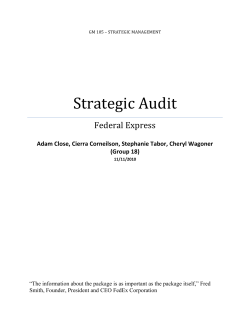 Strategic Audit