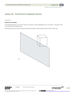 First-Person Computer Games