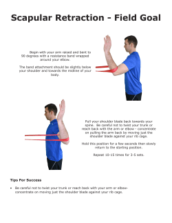 Scapular Retraction
