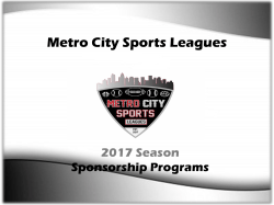 File - metro city sports©