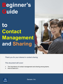 Correlation between business cards management and