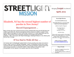 Elizabeth, NJ has the second highest number of paroles in New