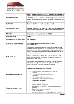 T. VACANCY Designated Agent Hermanus