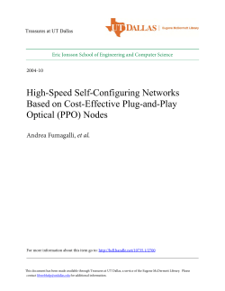 High-Speed Self-Configuring Networks Based on Cost