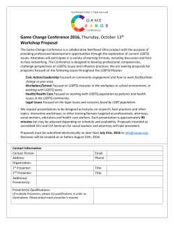 Game Change Conference 2016, Thursday, October 13