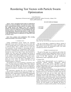 Particle Swarm Optimization[2] can be classified