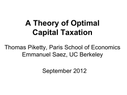1-τ B - Thomas Piketty