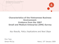 Investment and Access to Finance