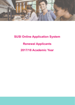 Guidance Notes Renewal Application Form 2017/2018