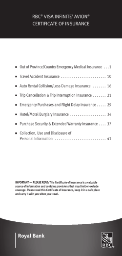 RBC Visa Infinite Avion
