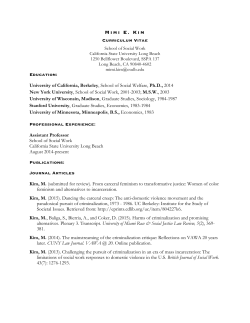 Mimi E. Kim - California State University, Long Beach