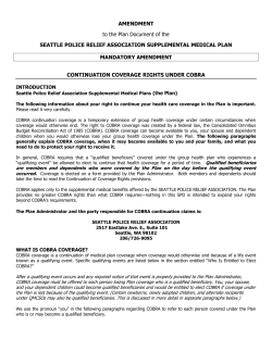 COBRA - Seattle Police Relief Association
