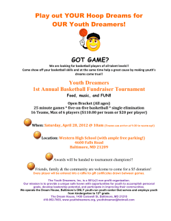 Play out YOUR Hoop Dreams for OUR Youth Dreamers! GOT GAME