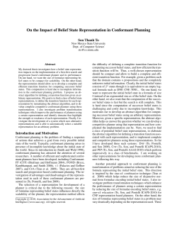 On the Impact of Belief State Representation in