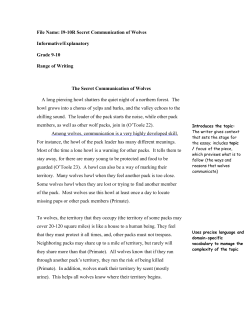 Secret Communication of Wolves